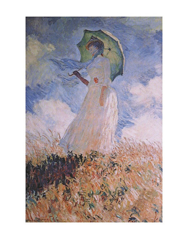 Woman with Parasol - Claude Monet Paintings